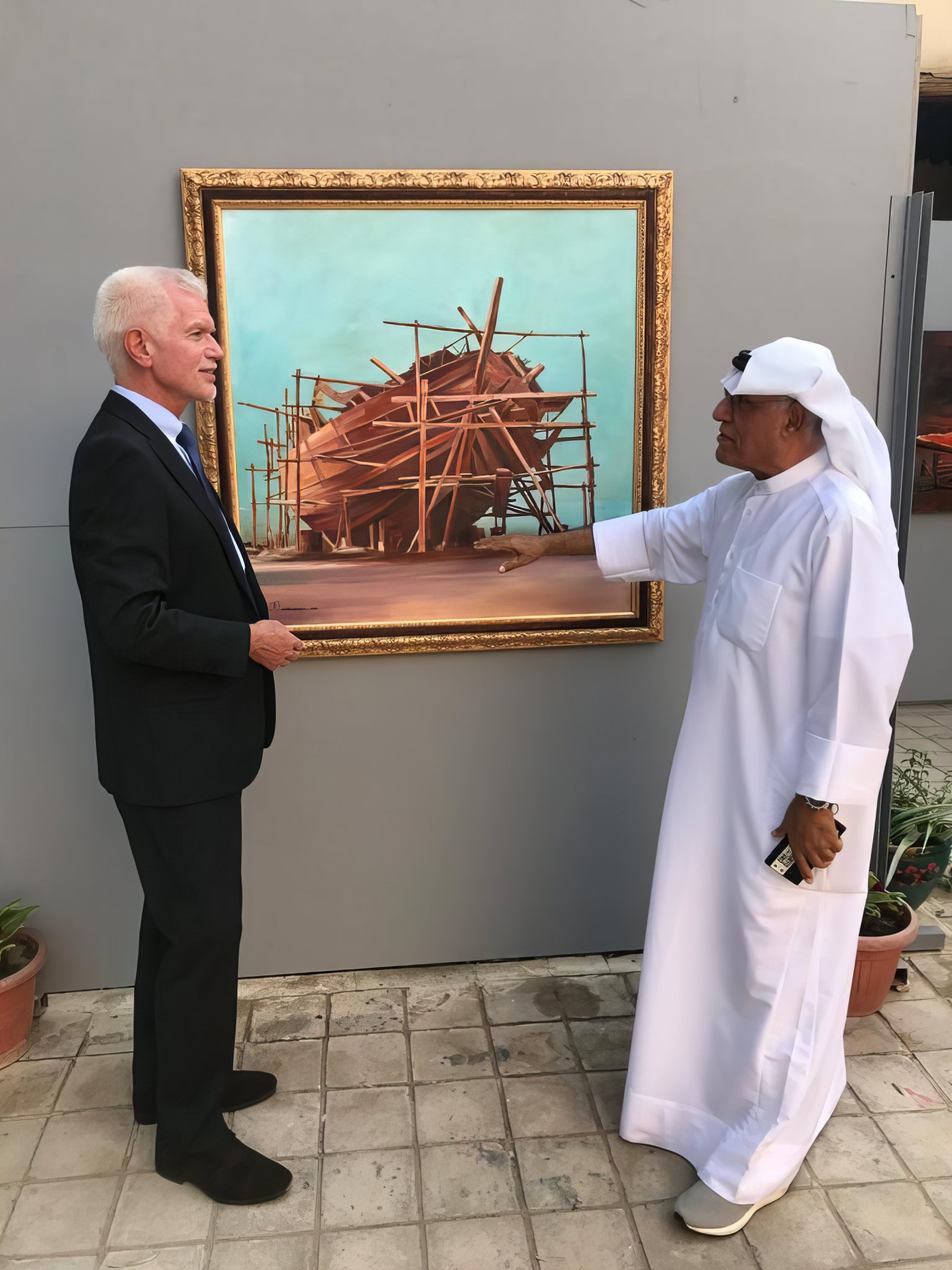 With the Former German Ambassador — Free Atelier